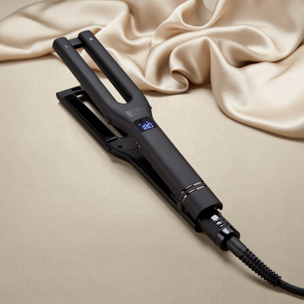 Dual curling iron sales straightener